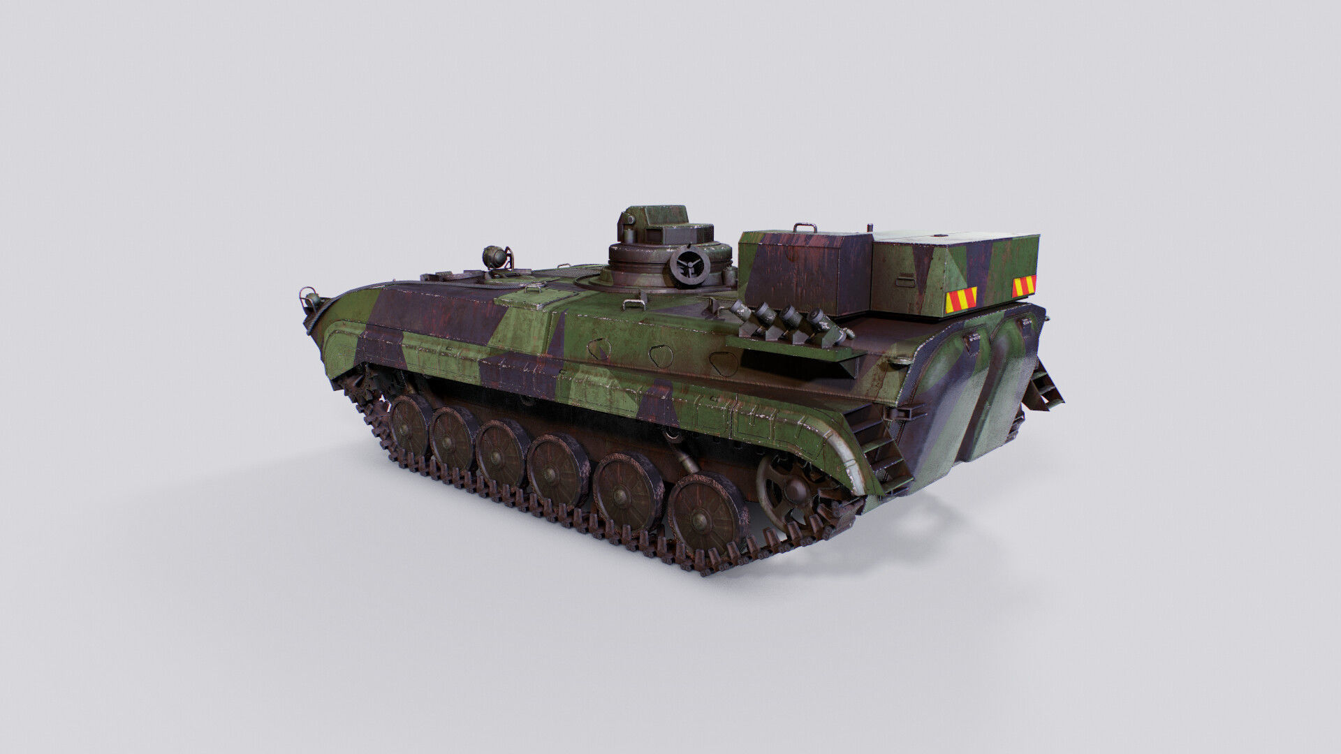 3D model BMP 1 - TJ Finnish Artillery Reconnaissance Vehicle VR / AR ...
