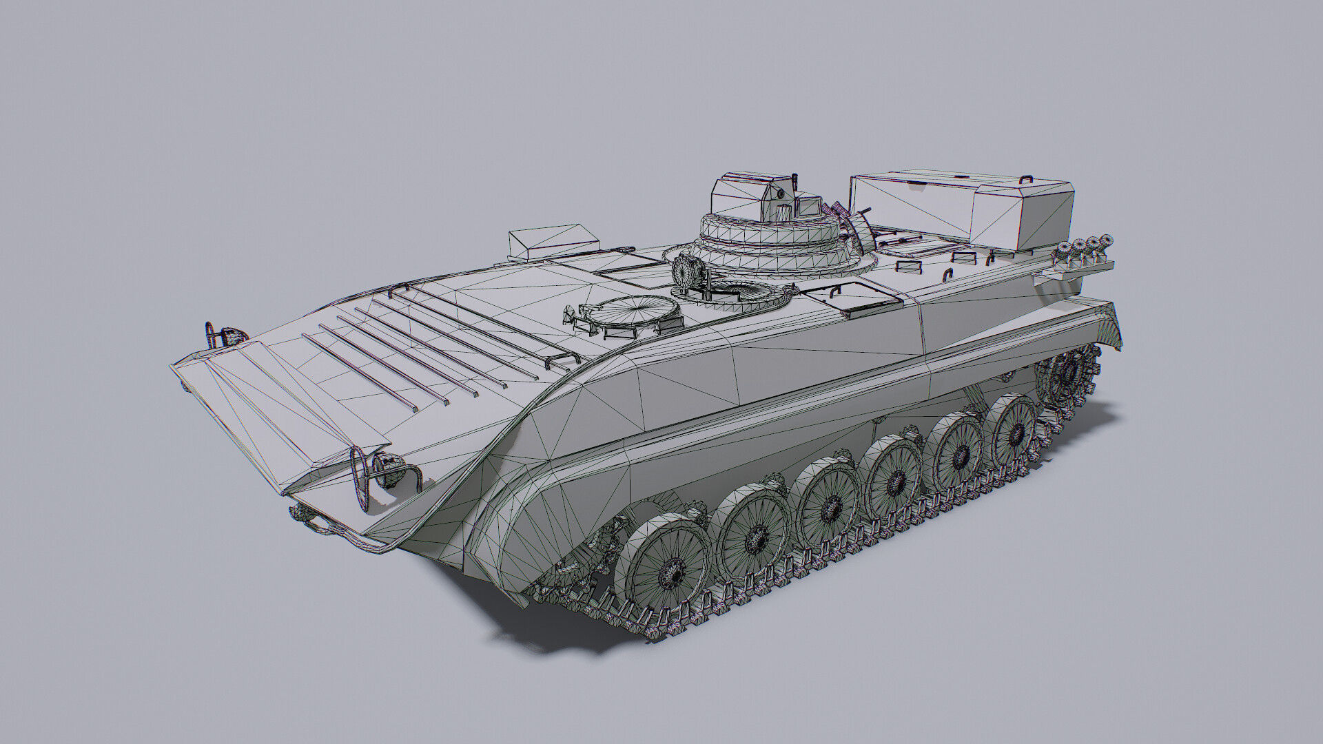 3D model BMP 1 - TJ Finnish Artillery Reconnaissance Vehicle VR / AR ...