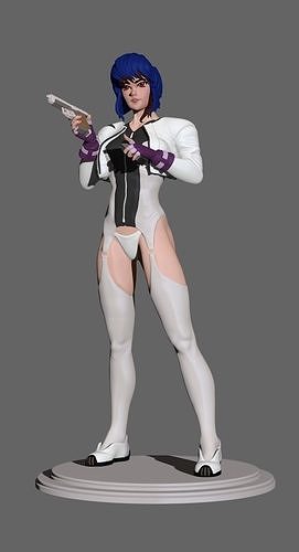 Ghost In The Shell Kusanagi 3d Model 3d Printable Cgtrader