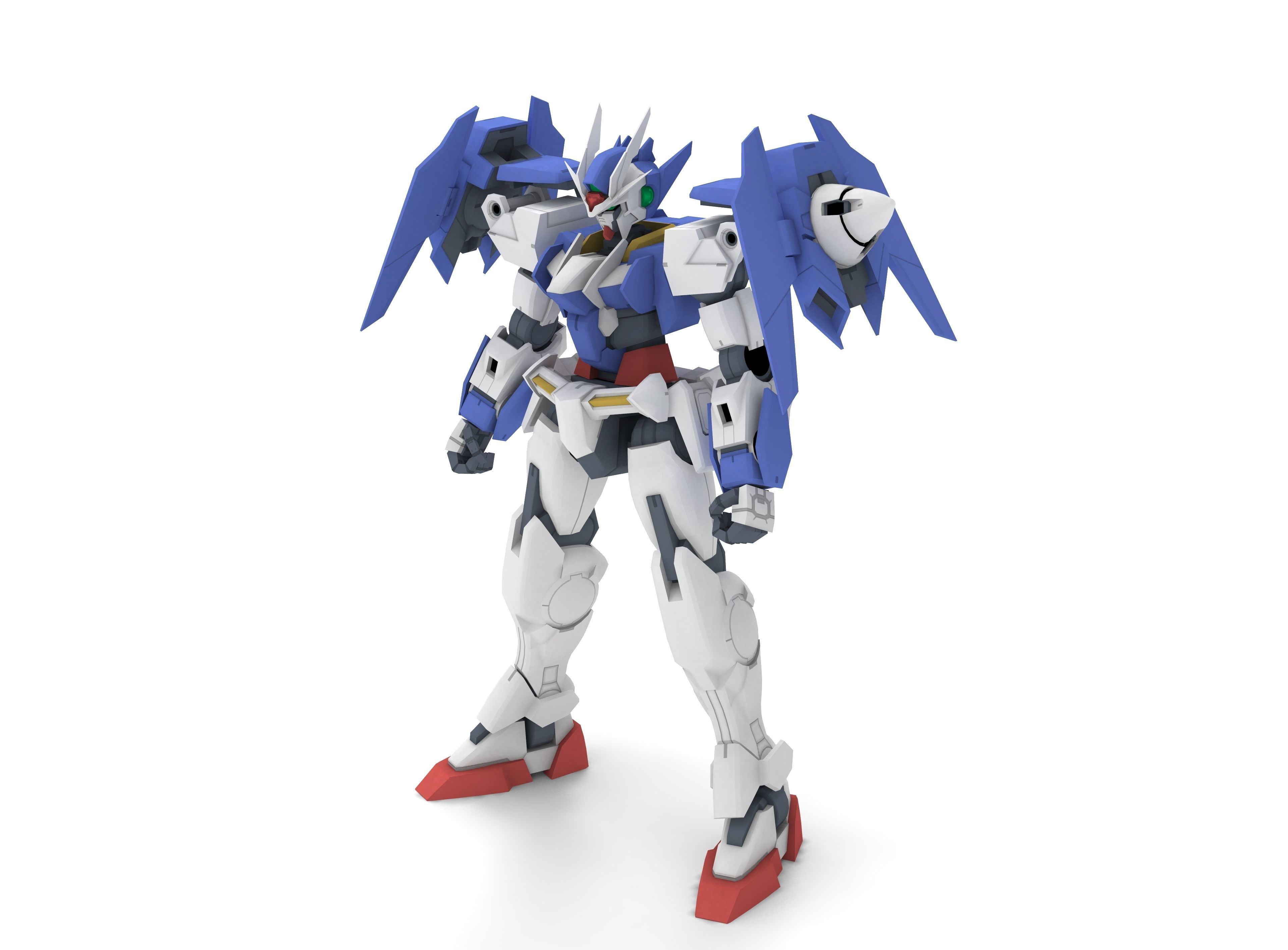GUNDAM 00 DRIVER 3D model | CGTrader