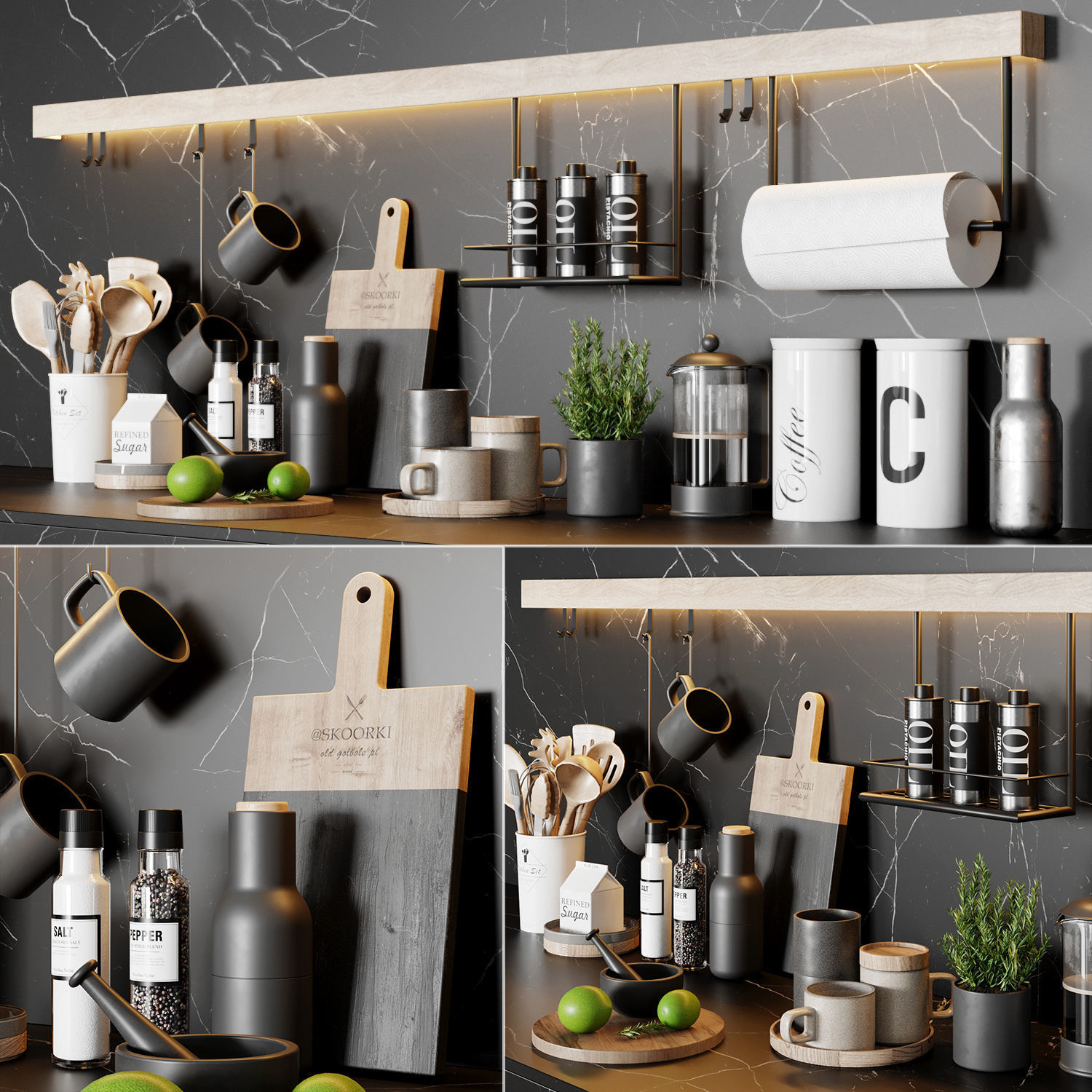 Kitchen decor 11 3D model