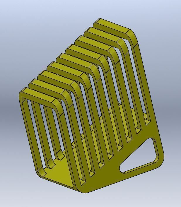 3D print model Paper Organizer CGTrader