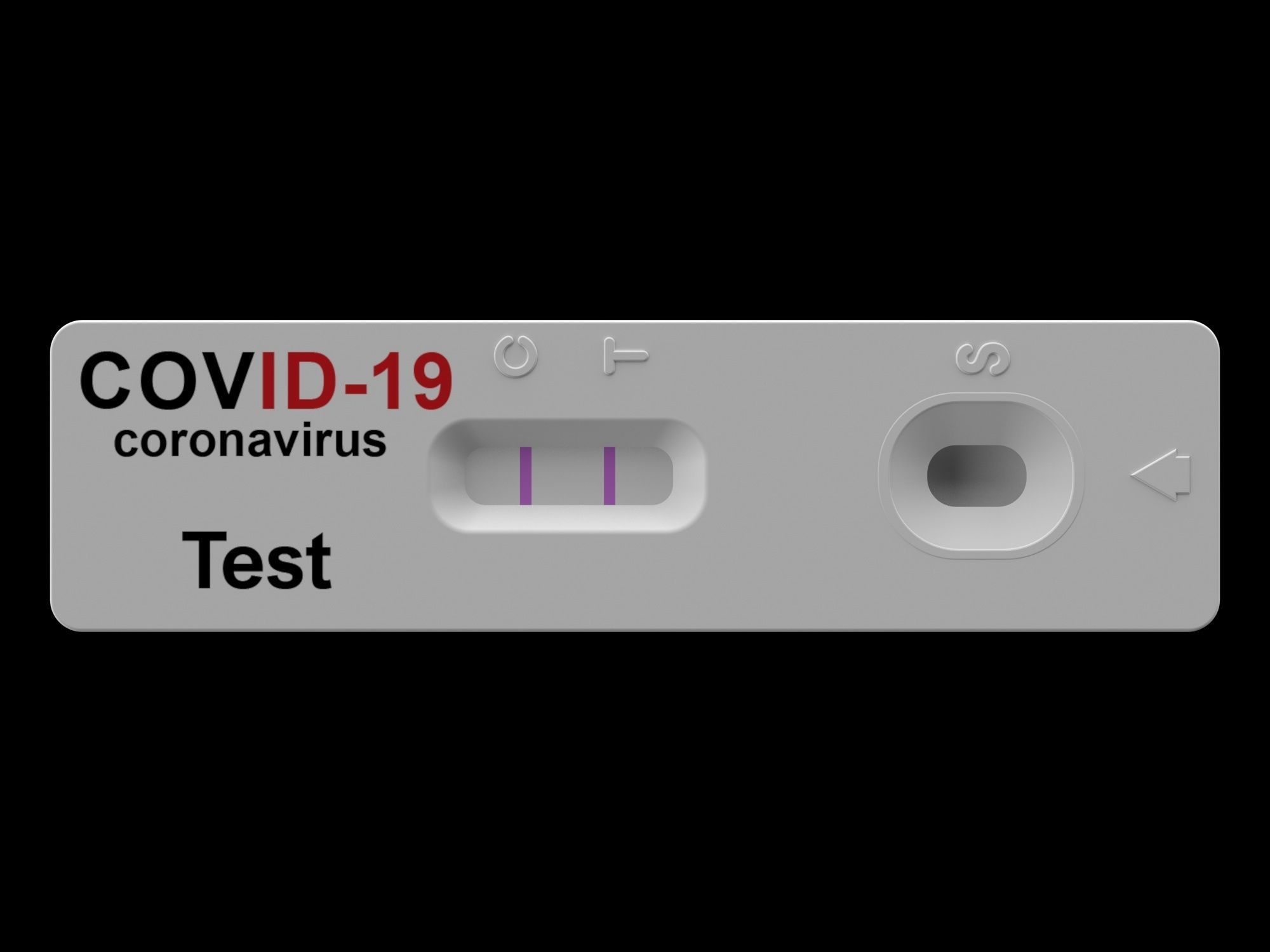 Antigen Test Covid-19 3D model
