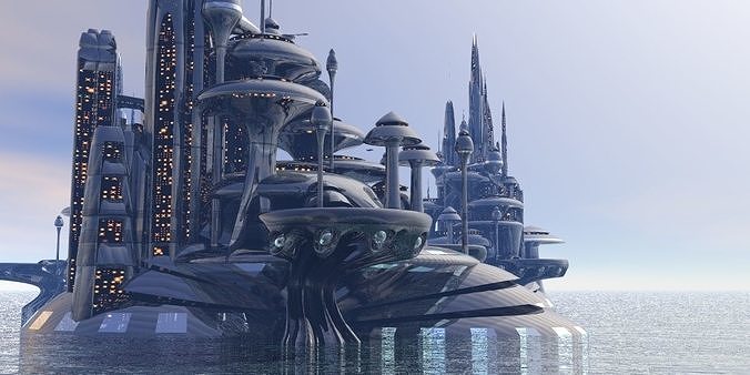 FUTUR CITY Free 3D Model CGTrader futur-city-free-3d-model-cgtrader