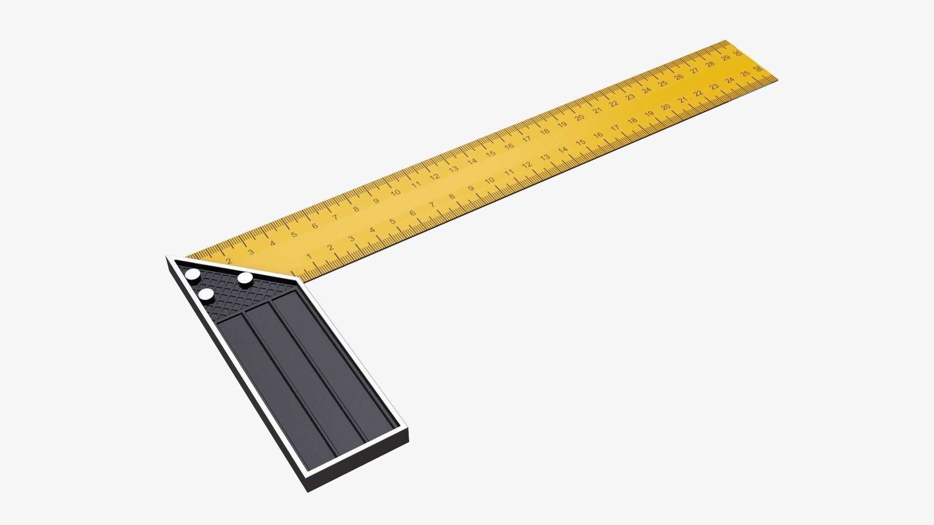 Carpenter ruler L-shape