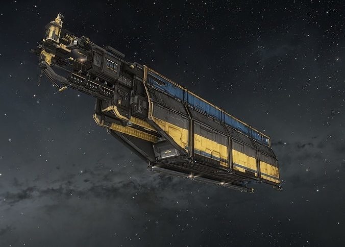 Freighters Bowhead Low-poly 3D model
