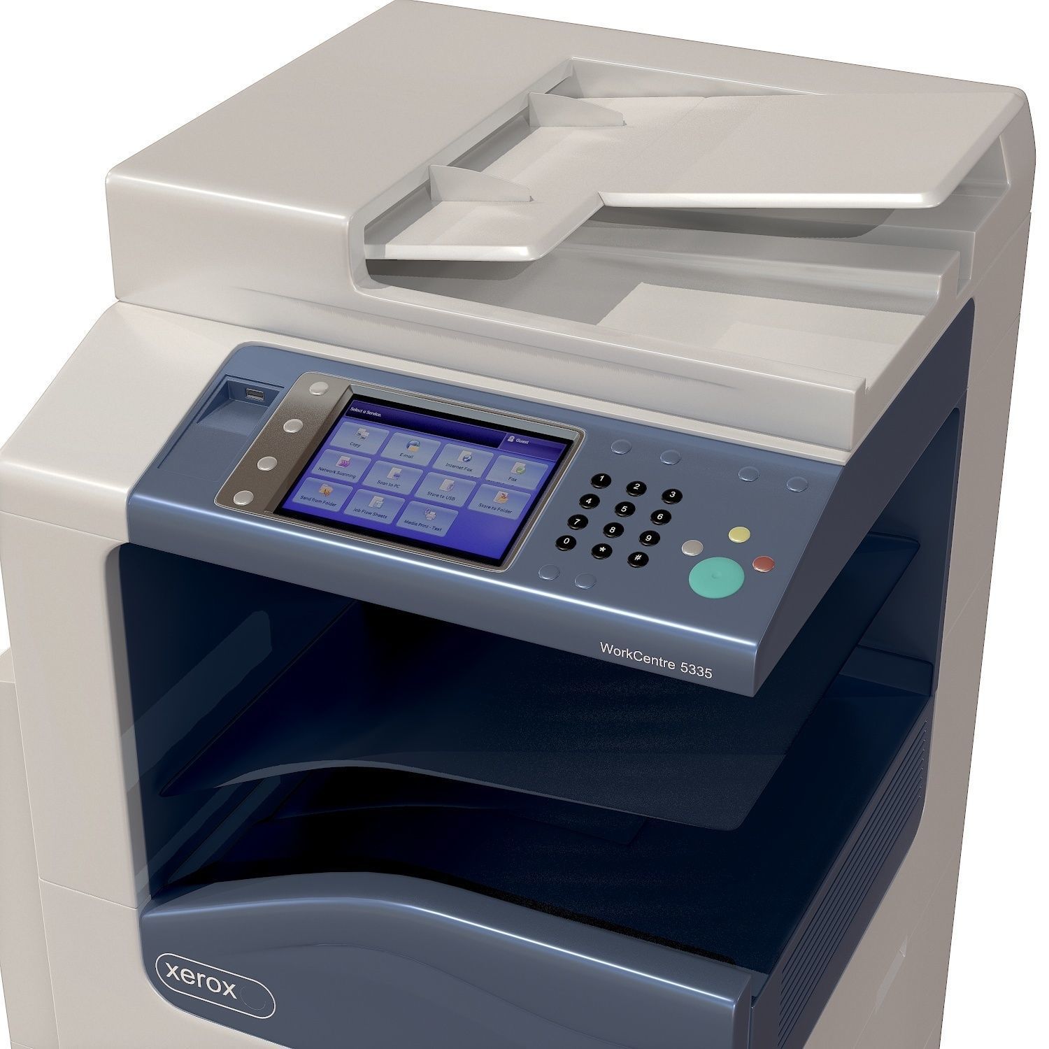Copier Xerox WorkCentre 5335 3D model CGTrader