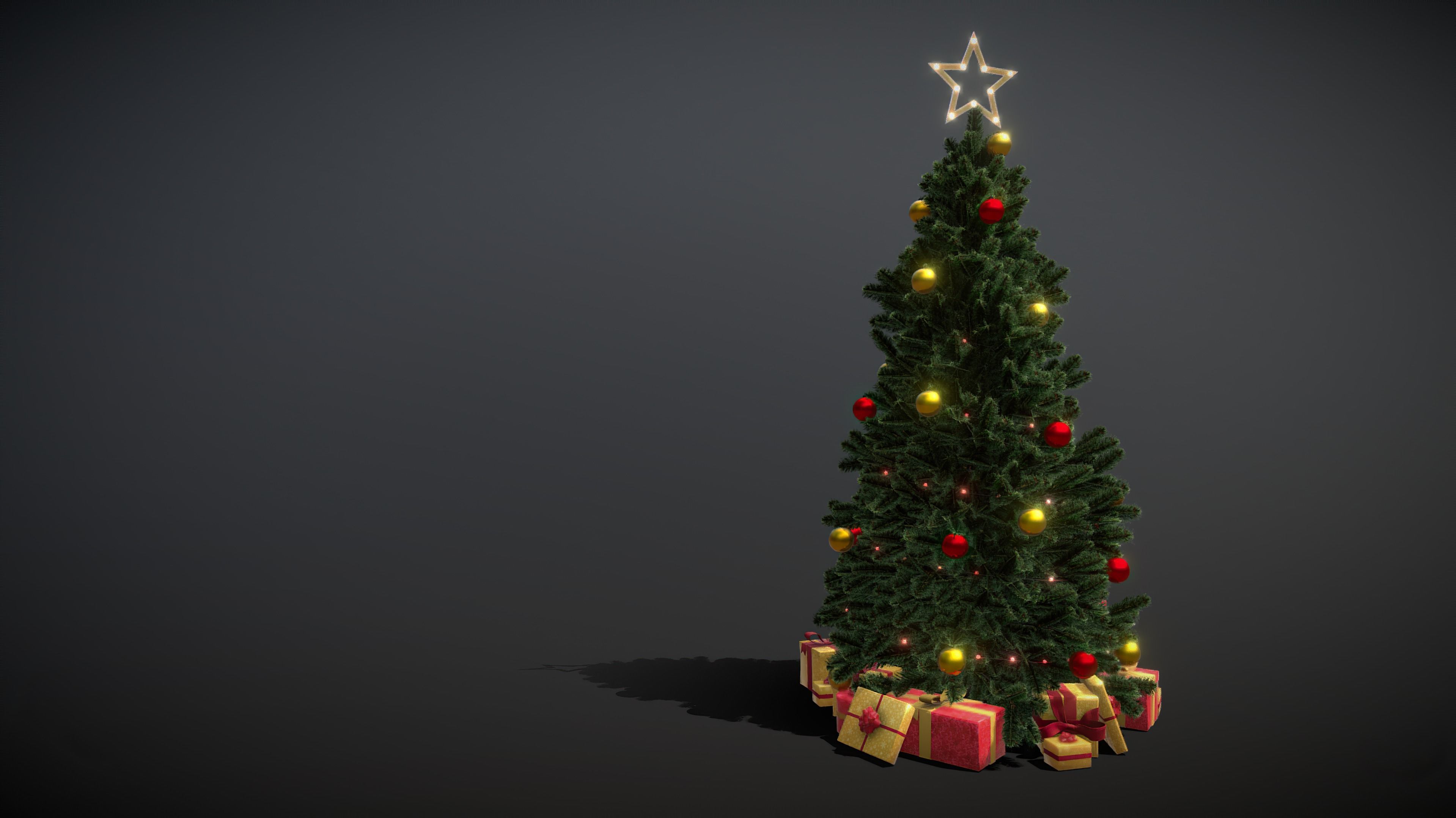 3D model Christmas Tree Game Ready VR / AR / low-poly | CGTrader