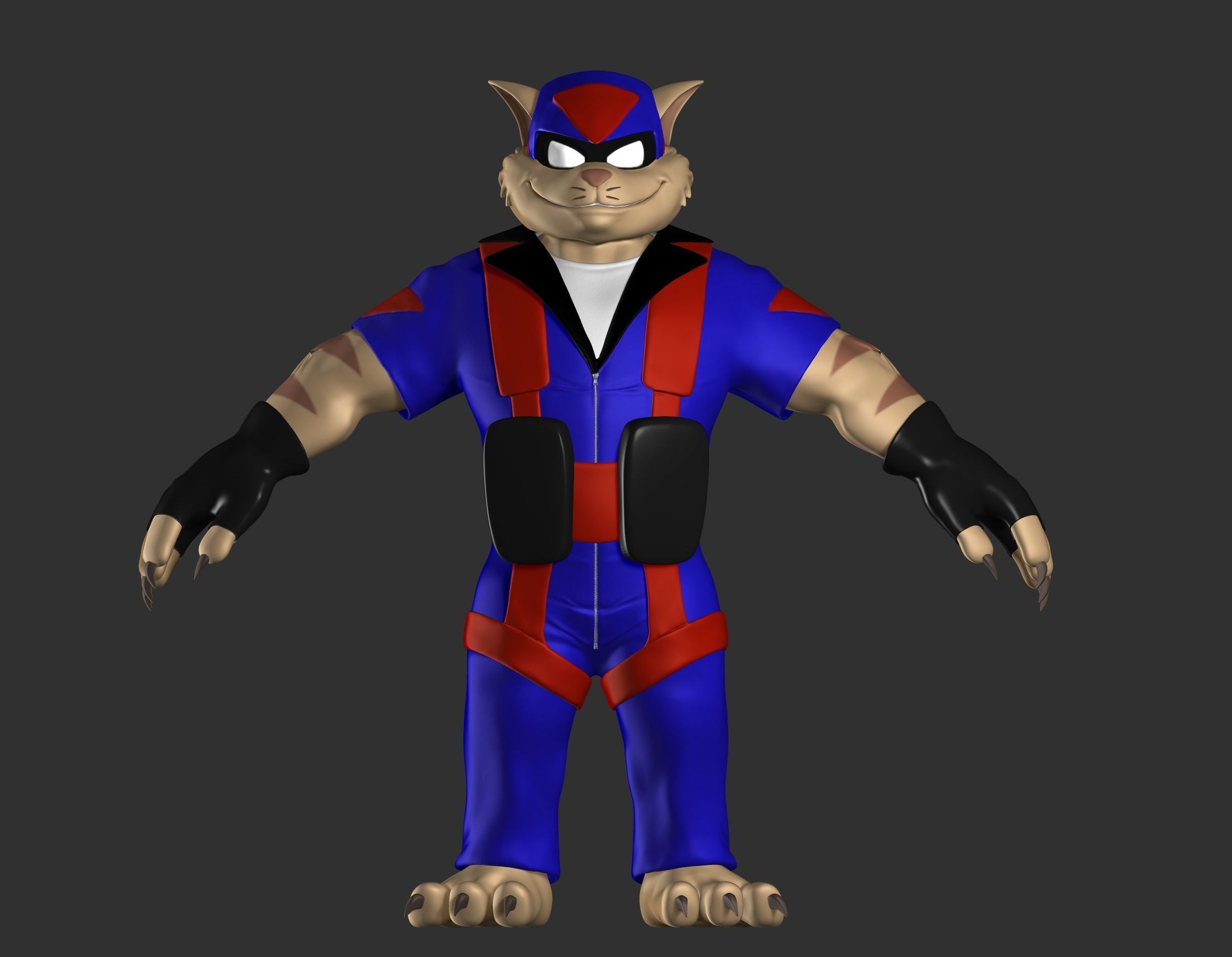 Swat Kats T-Bone 3D model | CGTrader