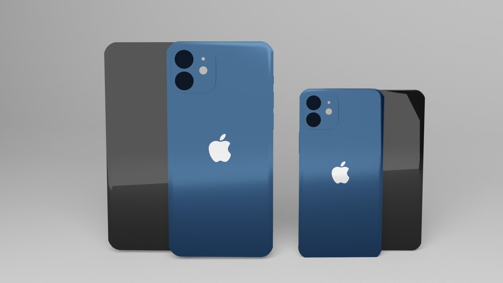 Iphone Mini Models iPhone 12 and iPhone 12 mini 3D models free 3D model | CGTrader