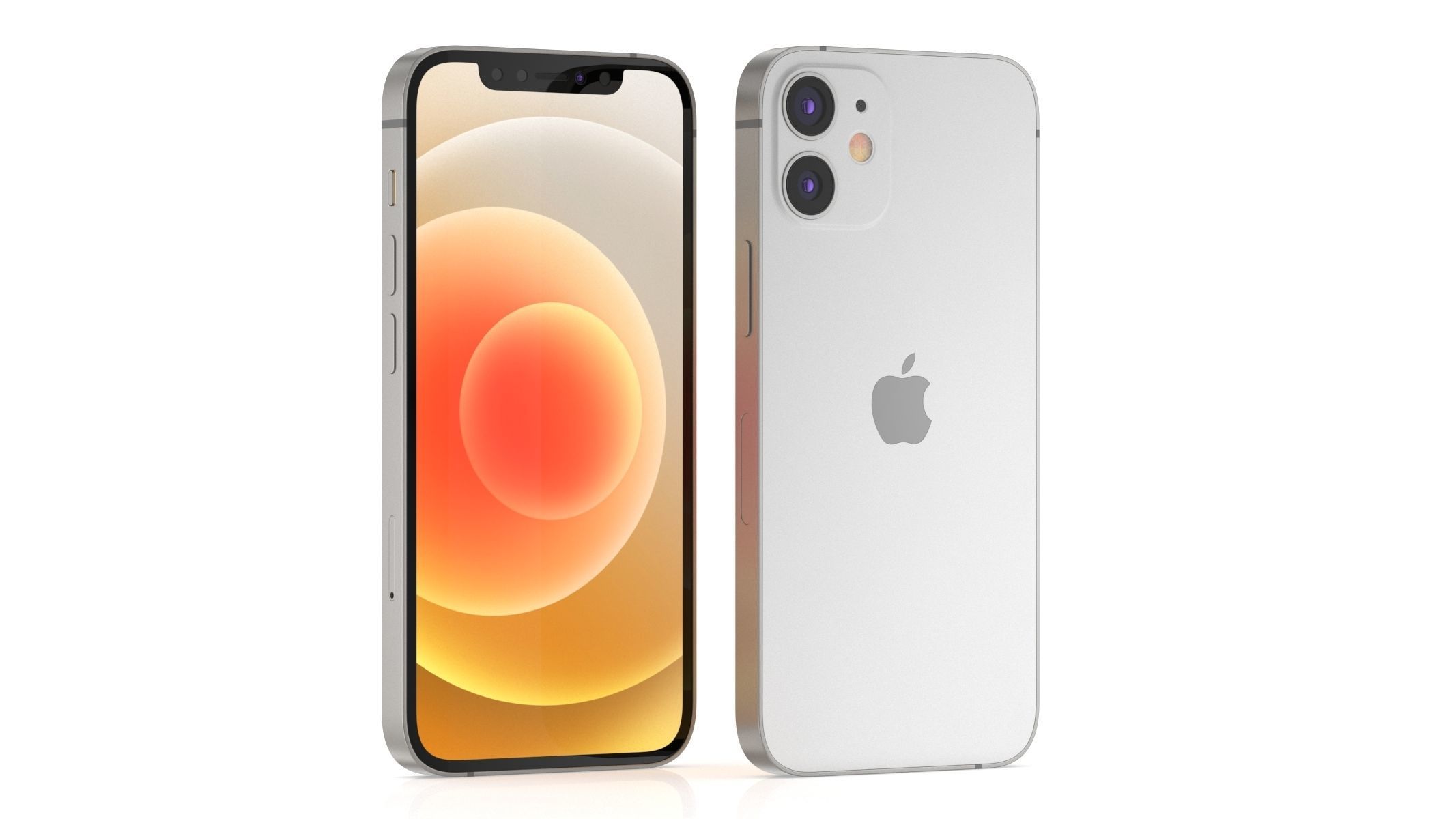Apple iPhone 12 Mini White 3D model CGTrader