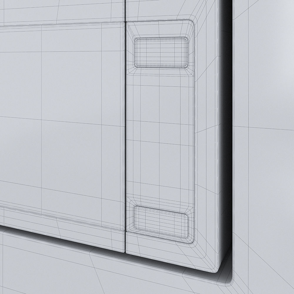Microwave Whirlpool WMC30516HZ 3D model CGTrader