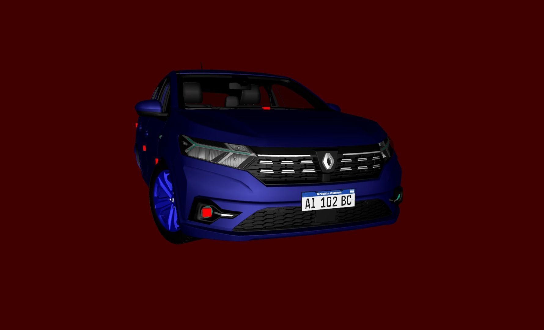 Dacia - Renault Sandero 2021  3D model