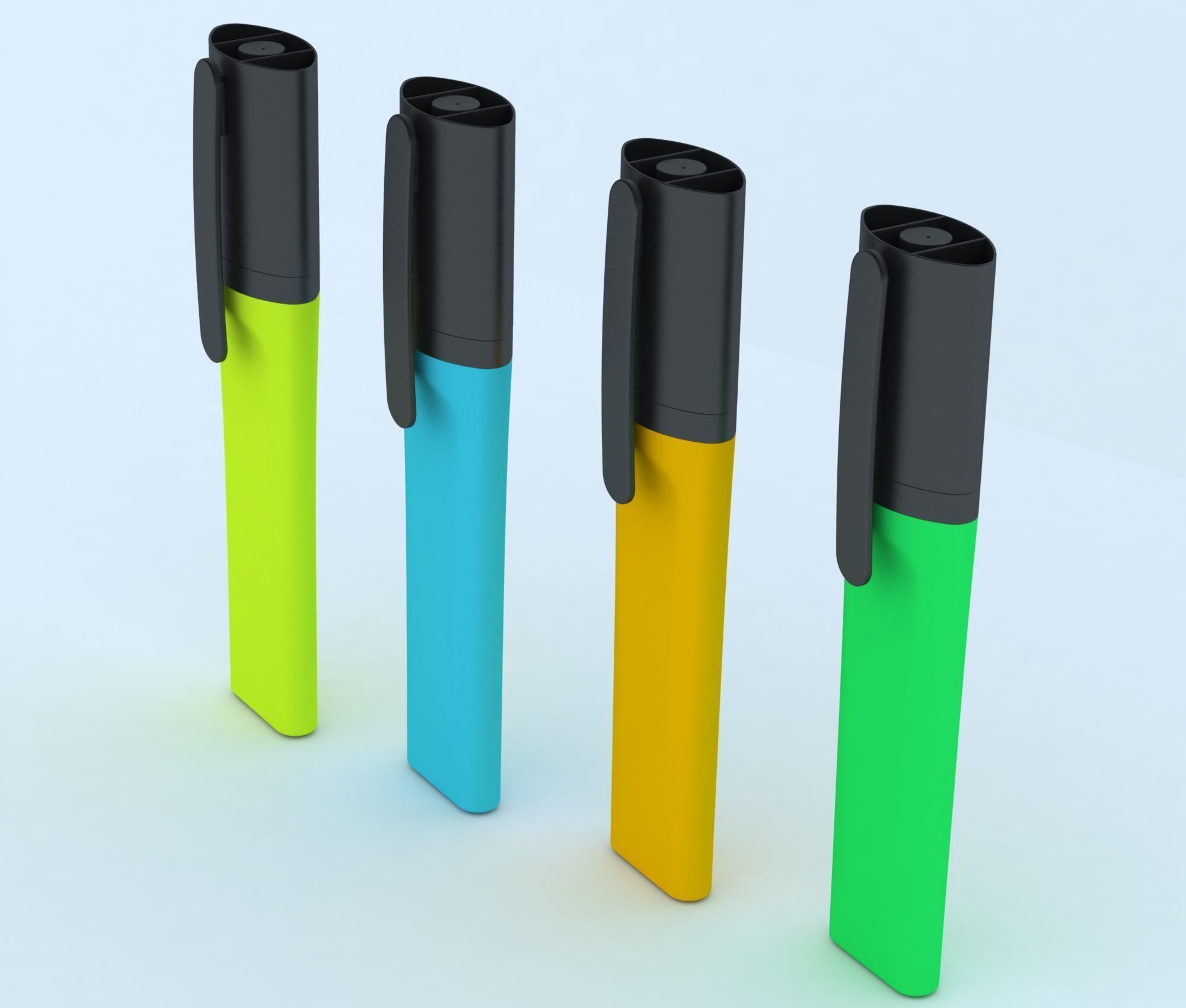 Felt-tip pen 3D model