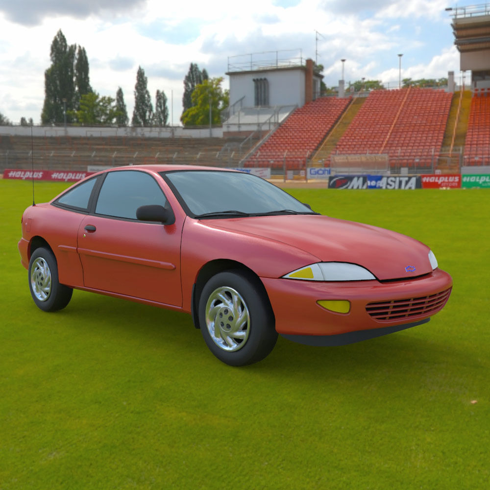 Chevy Cavalier 98 Model Cgtrader Chevy Cavalier 98 Model