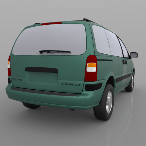 1998 Chevy Venture 3D Model OBJ MTL