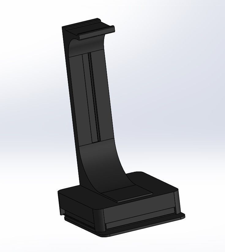 Corsair Premium RGB Headset Stand 3D model 3D printable CGTrader