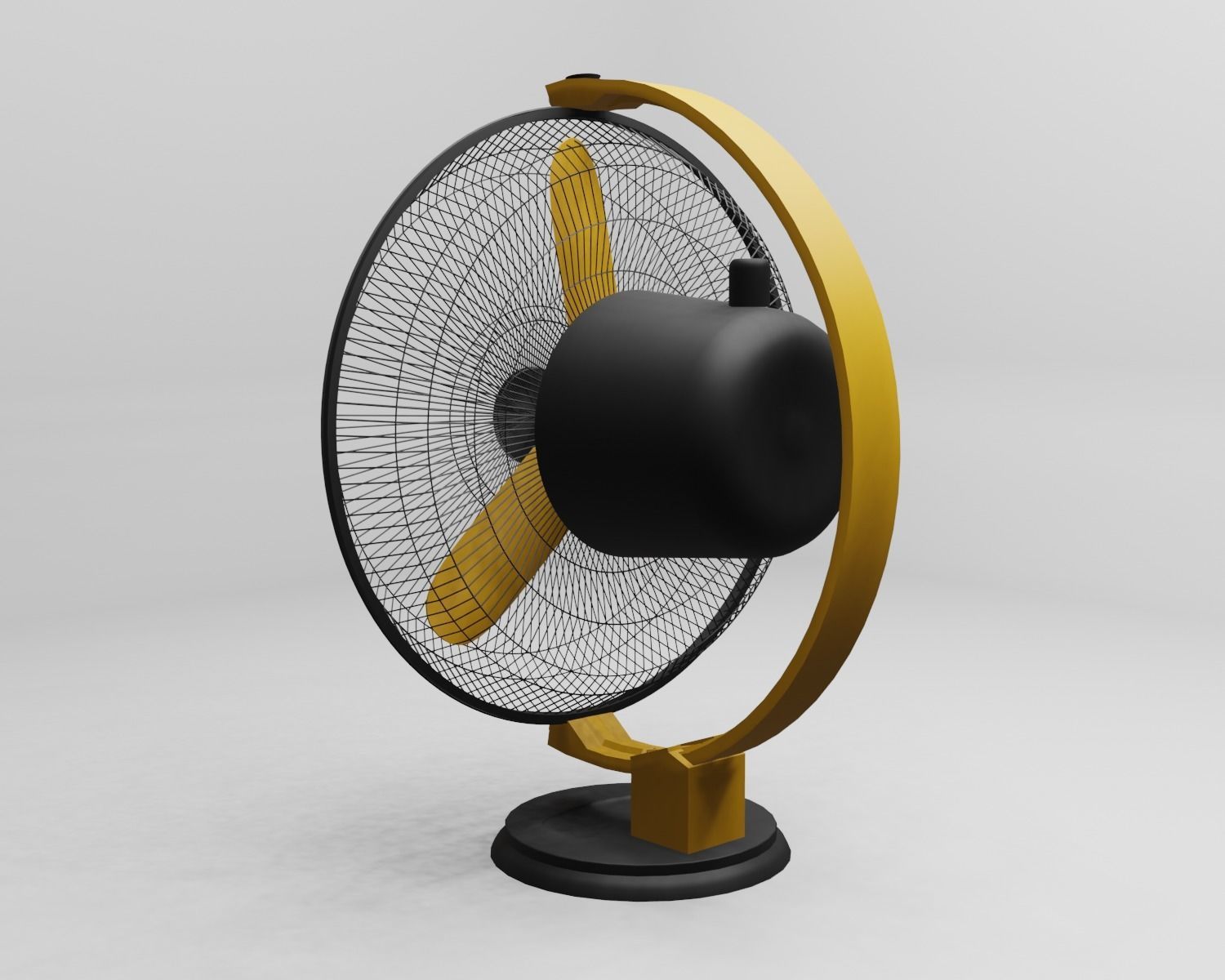 Table Fan low poly free VR / AR / lowpoly 3D model CGTrader