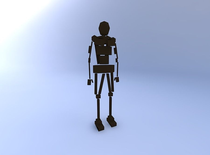 Bits & Pieces Man 3D model