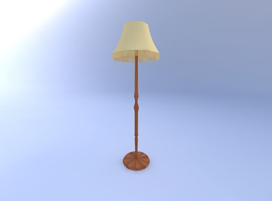 Lamp,Floor w texture3 3D model