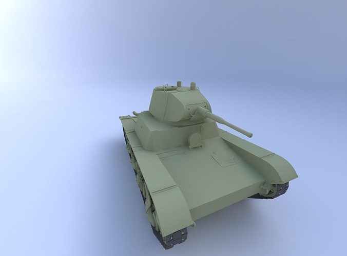 T-26 Tank 3D model