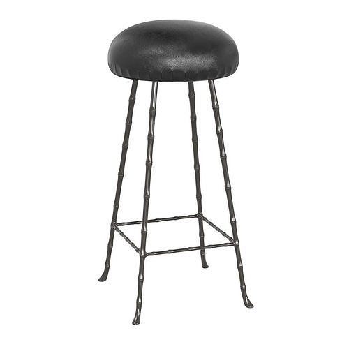 Rose uniacke high upholstered bar stool 3D model CGTrader