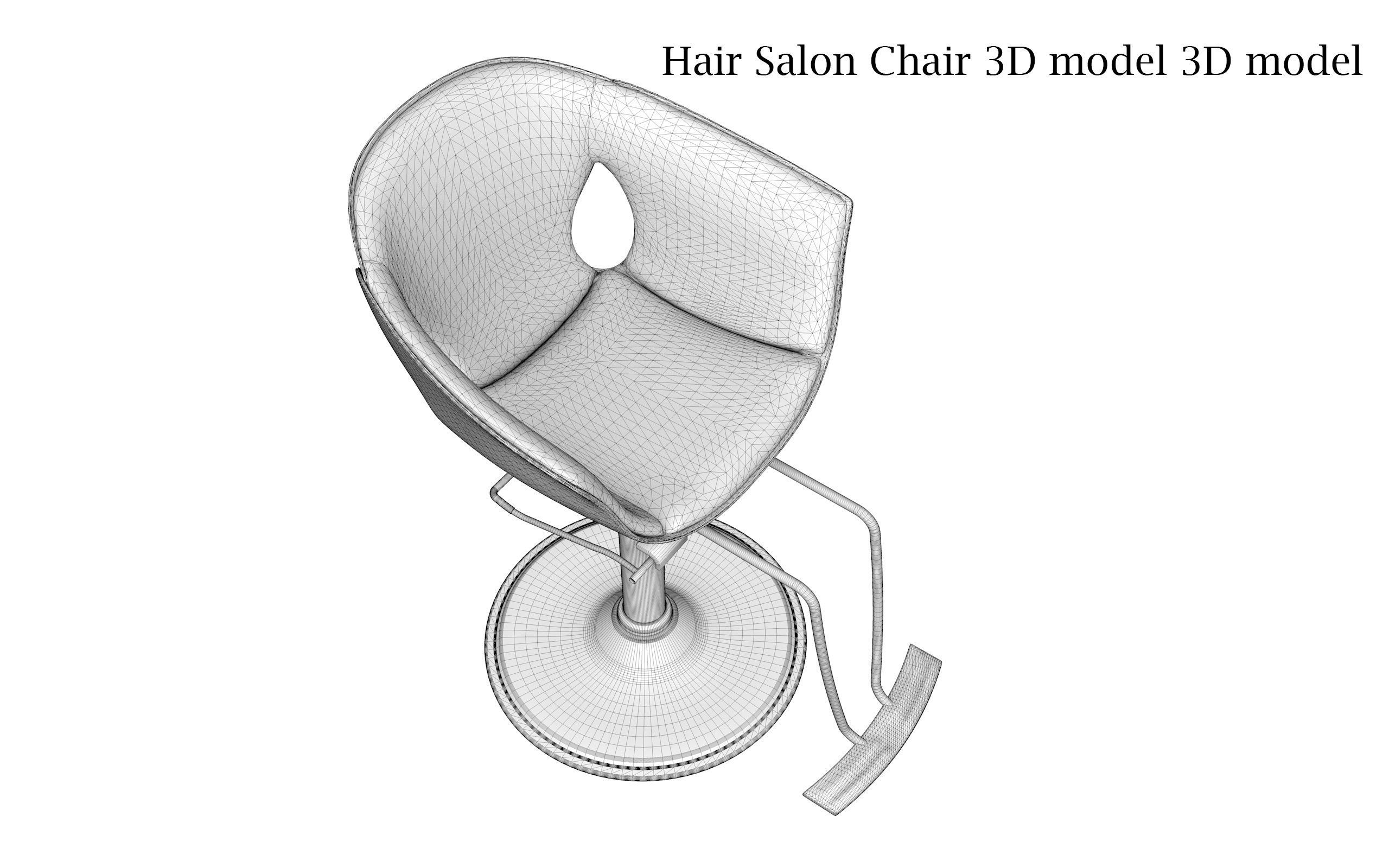 Hair Salon Chair 3D model 3D model 3D model CGTrader
