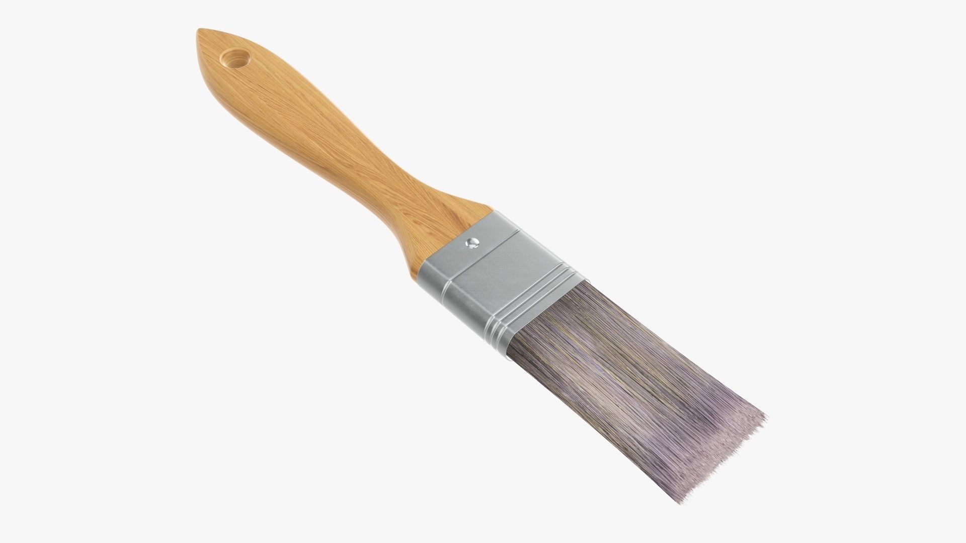 Narrow painting brush 03 3D model MAX OBJ FBX MDL