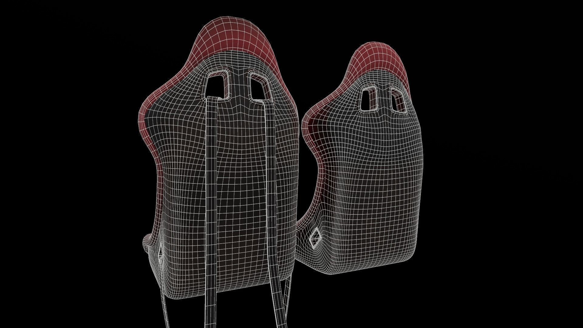 Racing bucket 3D model | CGTrader