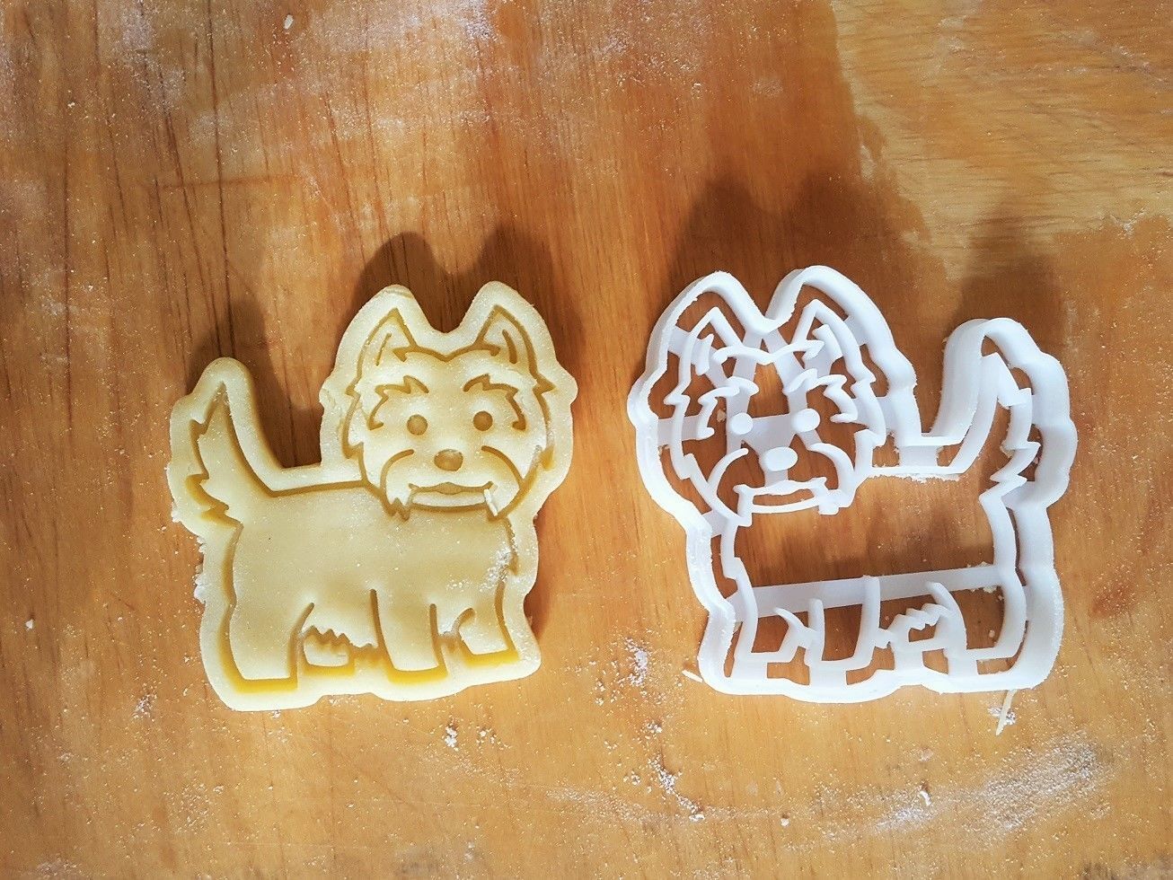 West Terrier dog cookie cutter