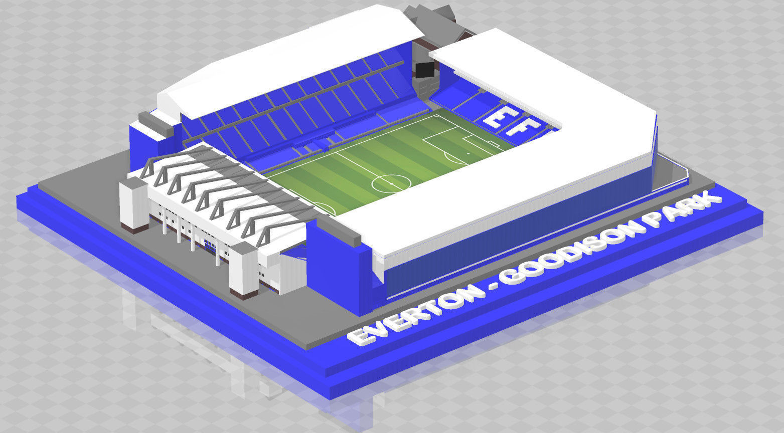 Kit Construction Stade Everton FC Goodison Park BRXLZ - 3151 Pièces - Échelle N - Licence Officielle