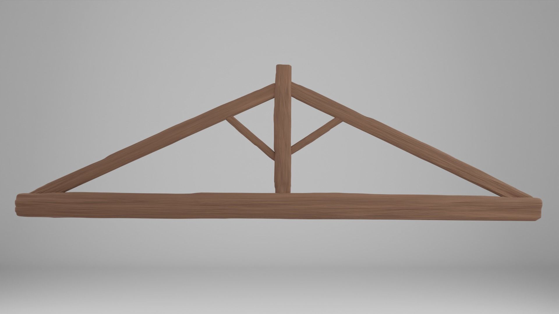 Charpente Traditionnelle En Bois 3d Model Obj Stl