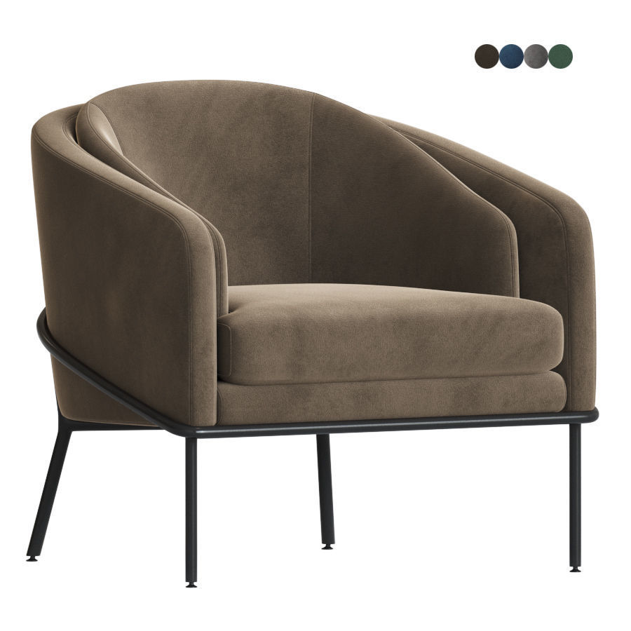Angelo Lounge Chair Roveconcepts 3D model | CGTrader