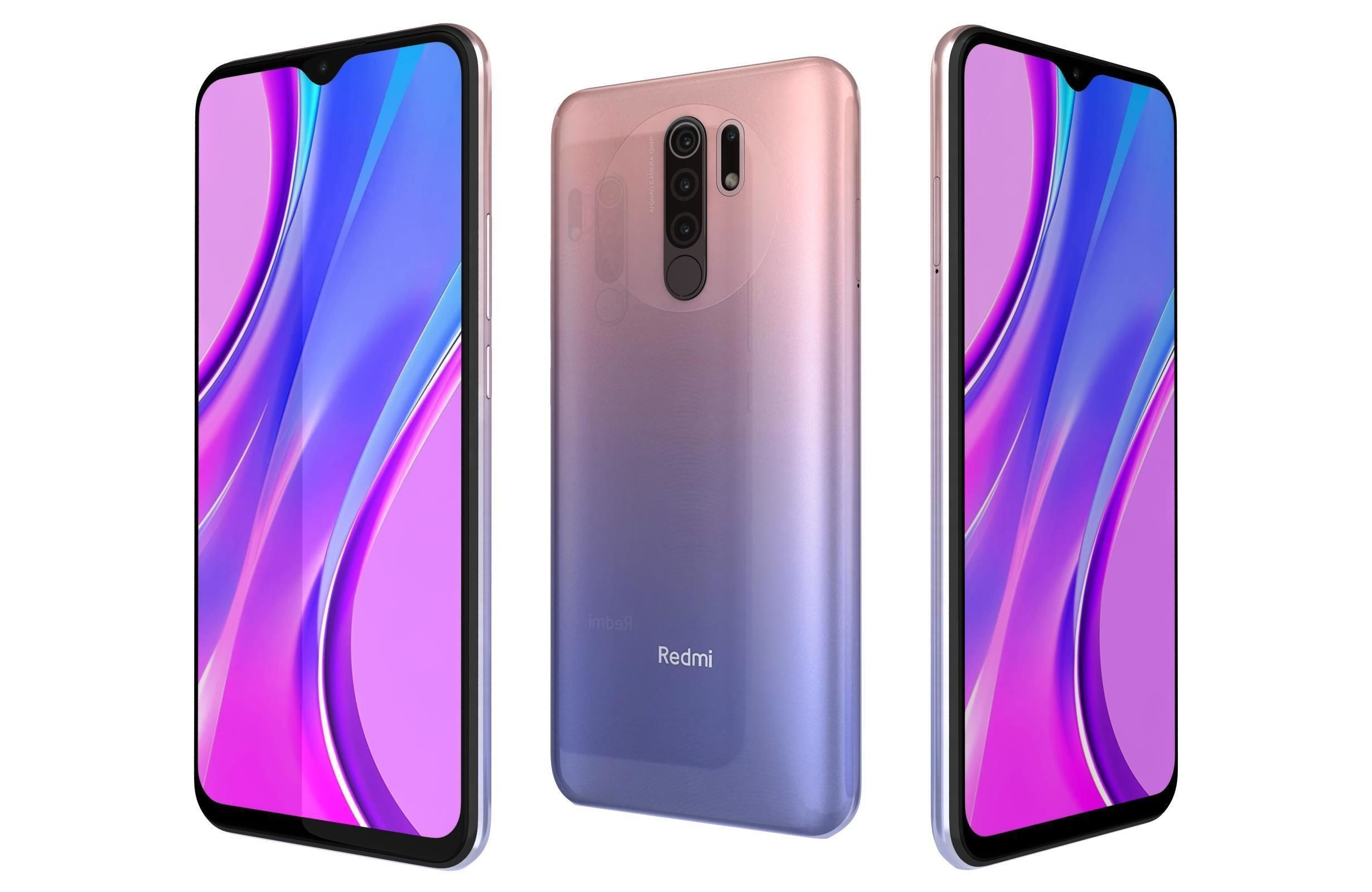 Xiaomi Redmi 9 Prime Sunrise Flare 3d Model Cgtrader