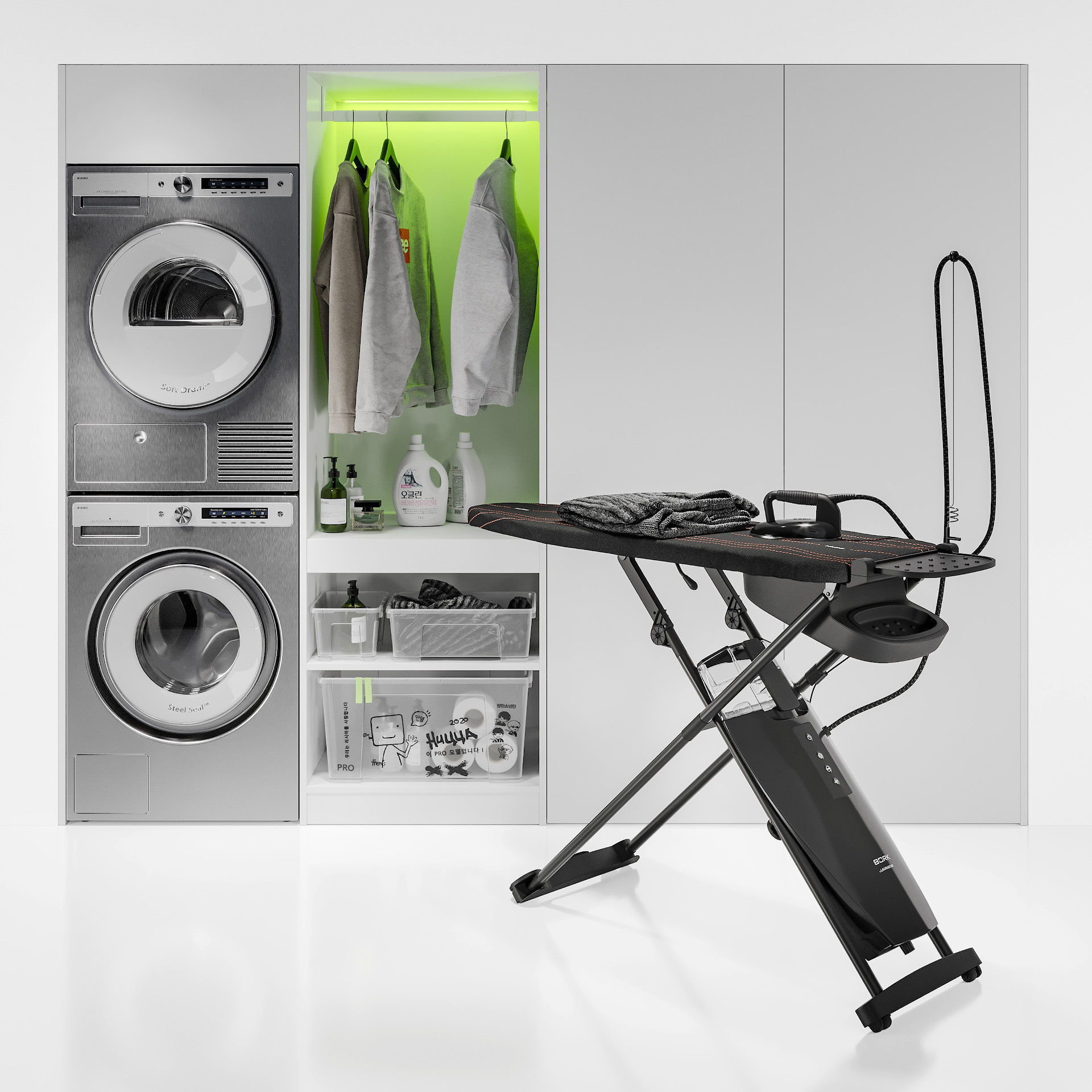 Laundry Room 0001 3D model CGTrader