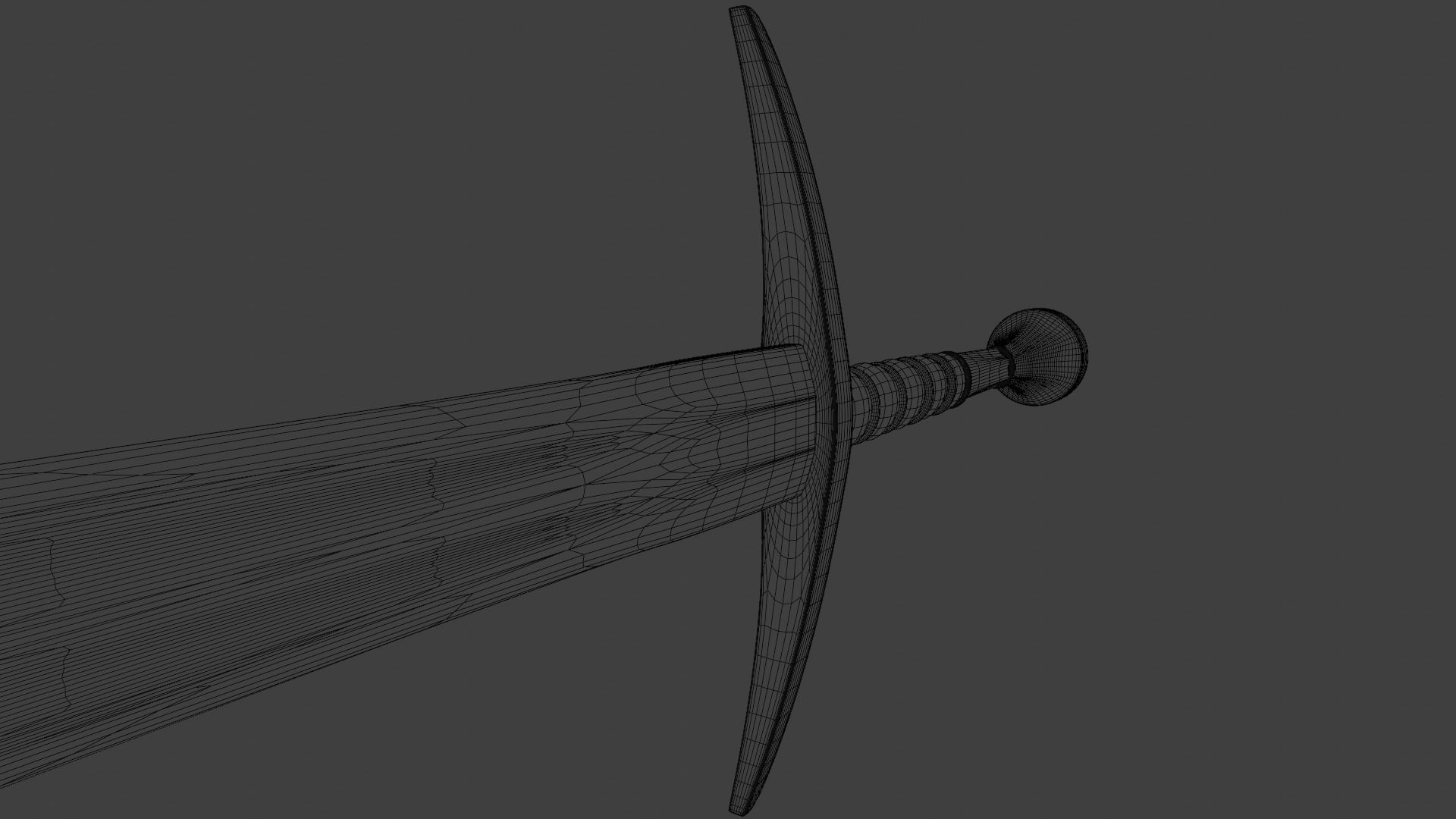 3D model Runic Bastard Sword VR / AR / lowpoly CGTrader