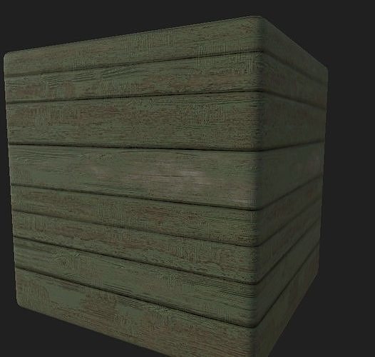 Wooden Planks Painted Dirty - Substance Texture