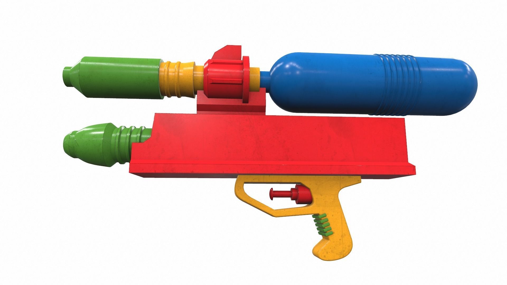 Toy water gun 2 3D model CGTrader
