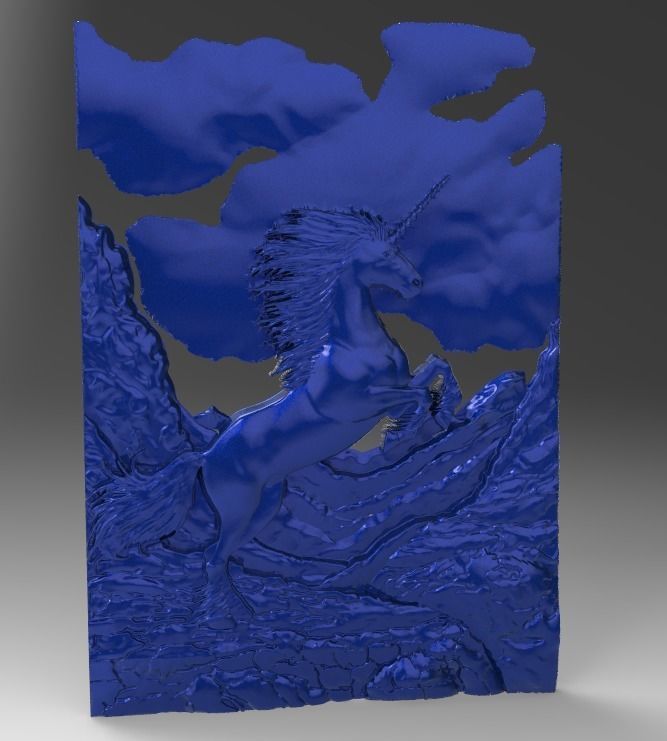 Edinorog 3D model 3D printable | CGTrader