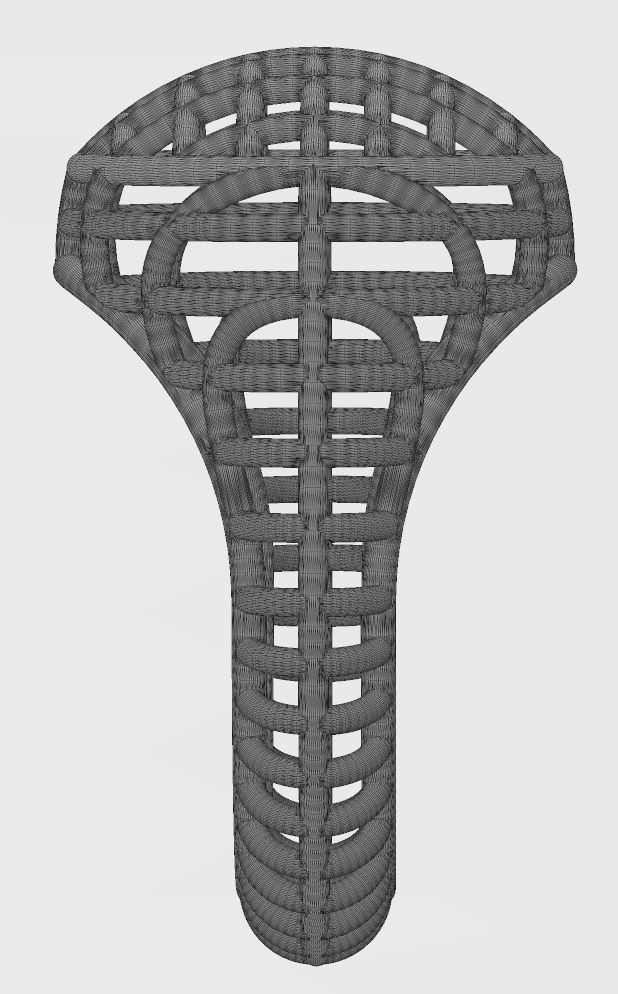 Wire mesh dome top ring 3D model 3D printable CGTrader