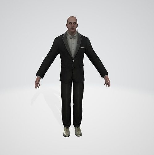 doorman-man-in-suit-3d-model-cgtrader