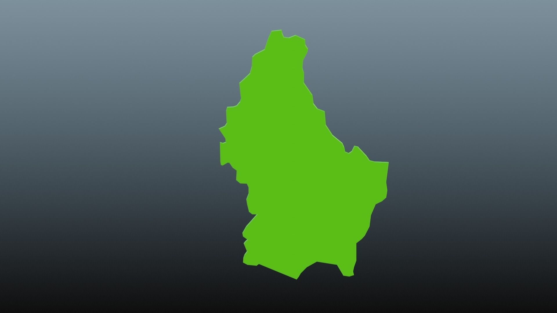 Luxembourg map symbol