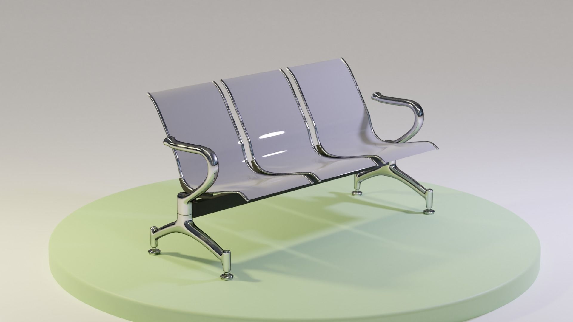 Waiting Chair free 3D model CGTrader