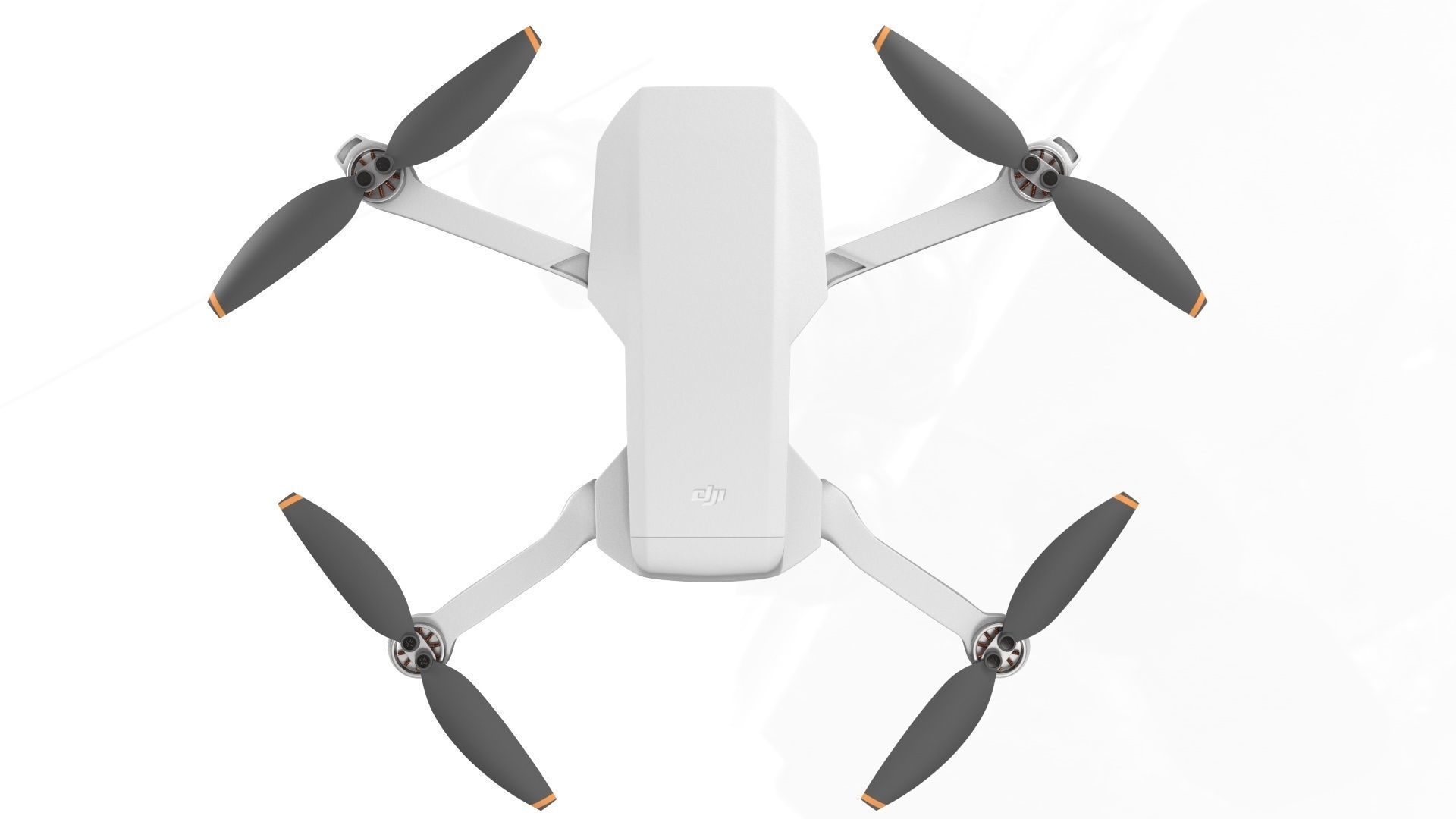 DJI Mini 2 Quadcopter remote controlled drone 3D model CGTrader