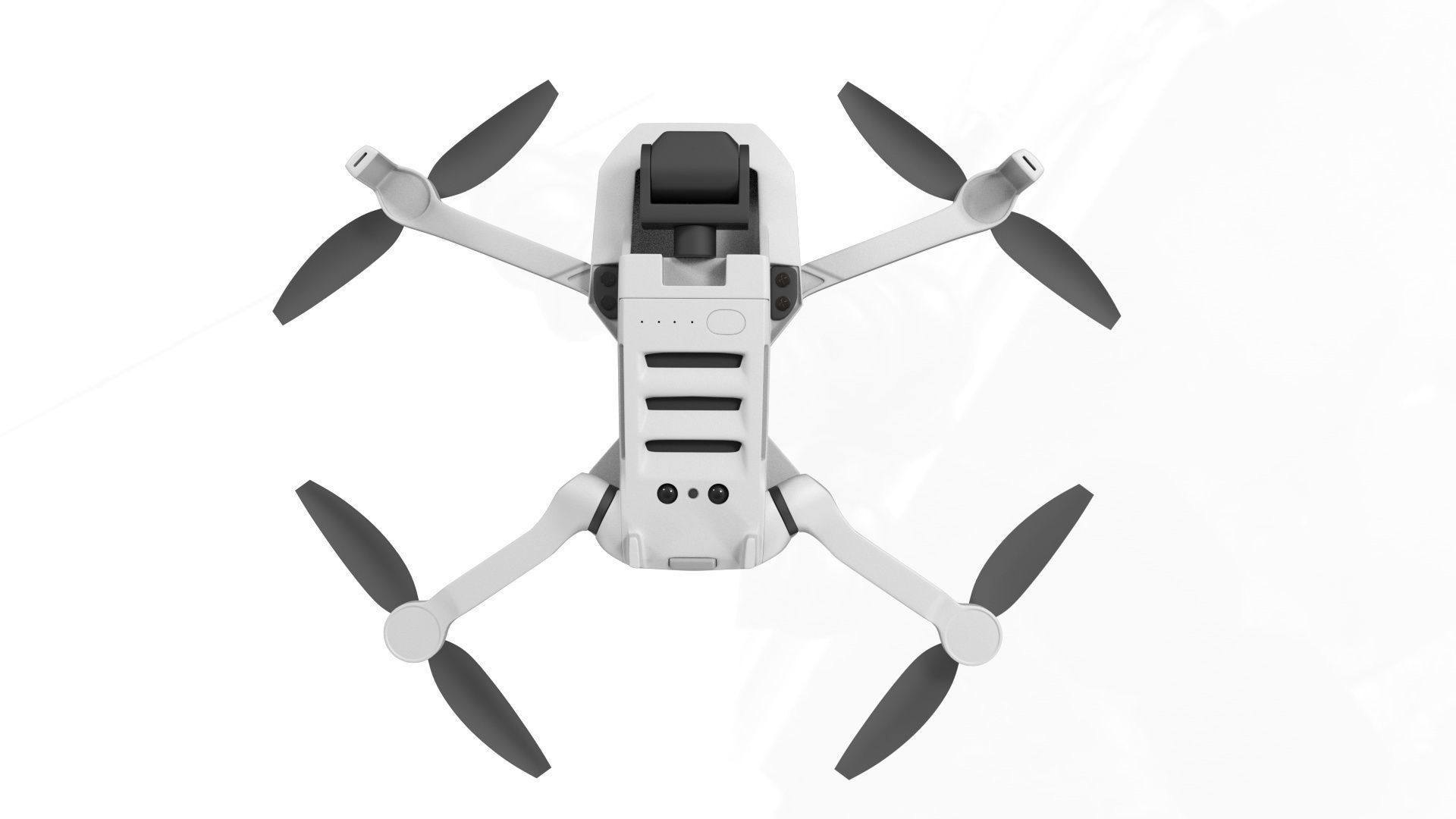 DJI Mini 2 Quadcopter remote controlled drone 3D model CGTrader