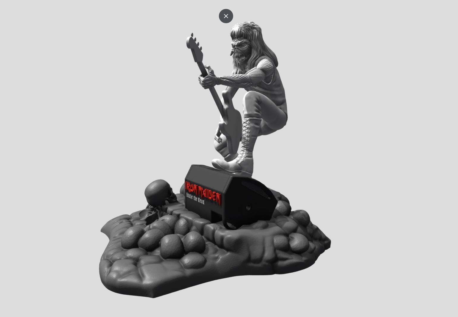 EDDIE IRON MAIDEN - 3D PRINTING 3D model 3D printable | CGTrader