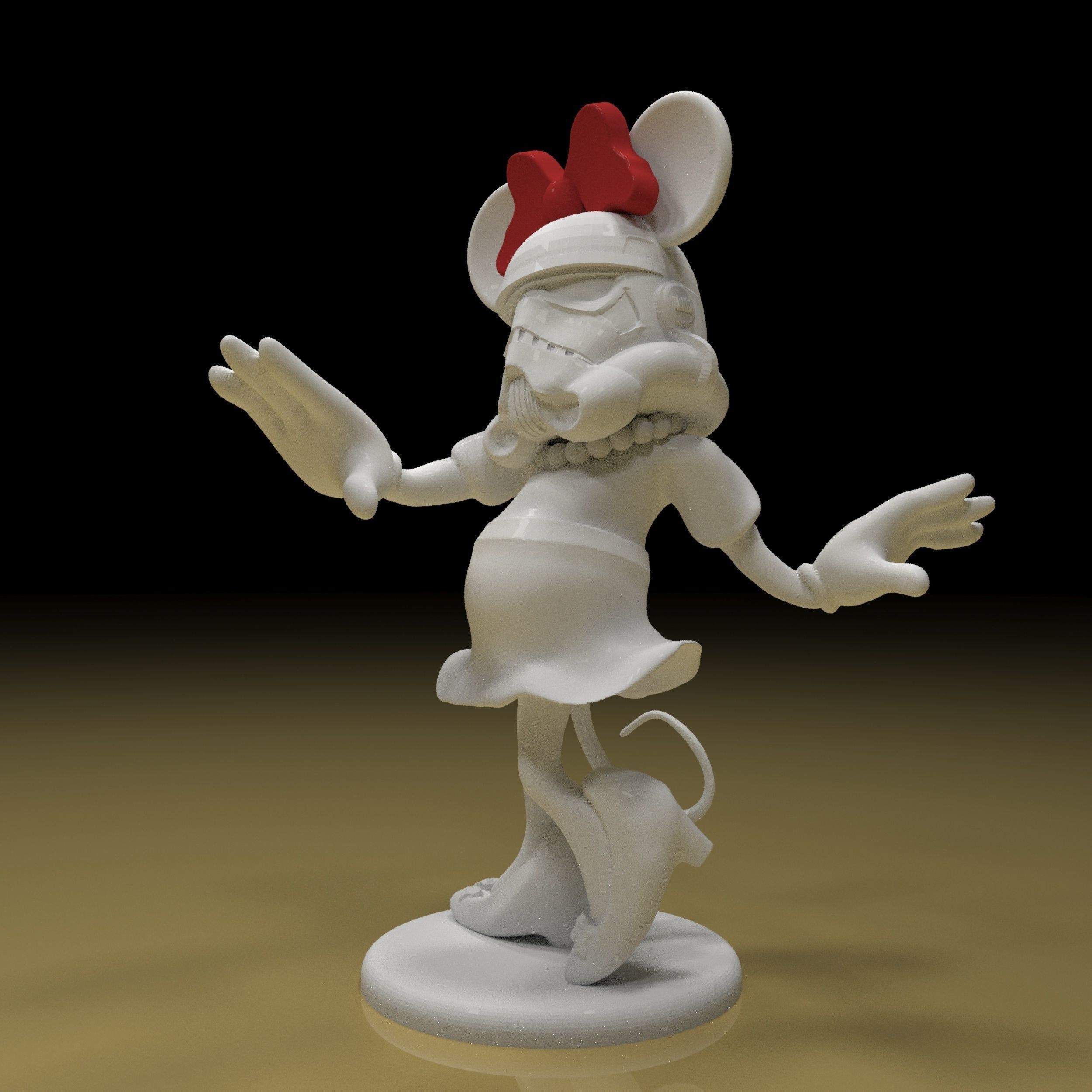 Imperial Mini Mouse trooper 3d Model stl file ready to print 3D model ...