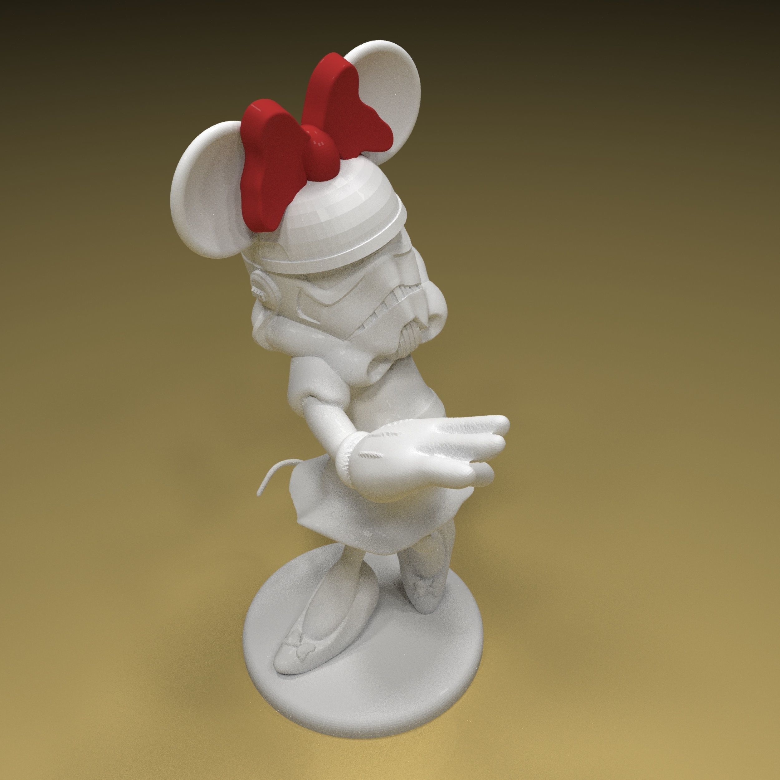 Imperial Mini Mouse trooper 3d Model stl file ready to print 3D model ...