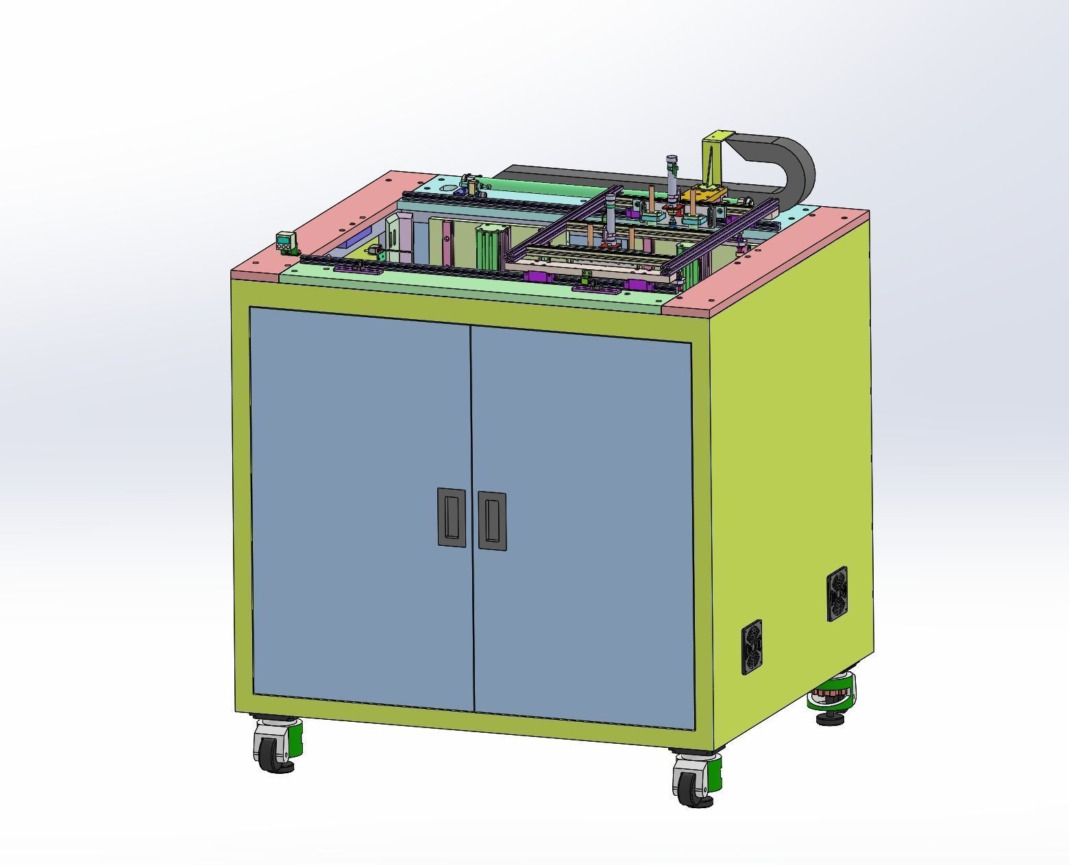 Tray loading and unloading machine 3D model | CGTrader