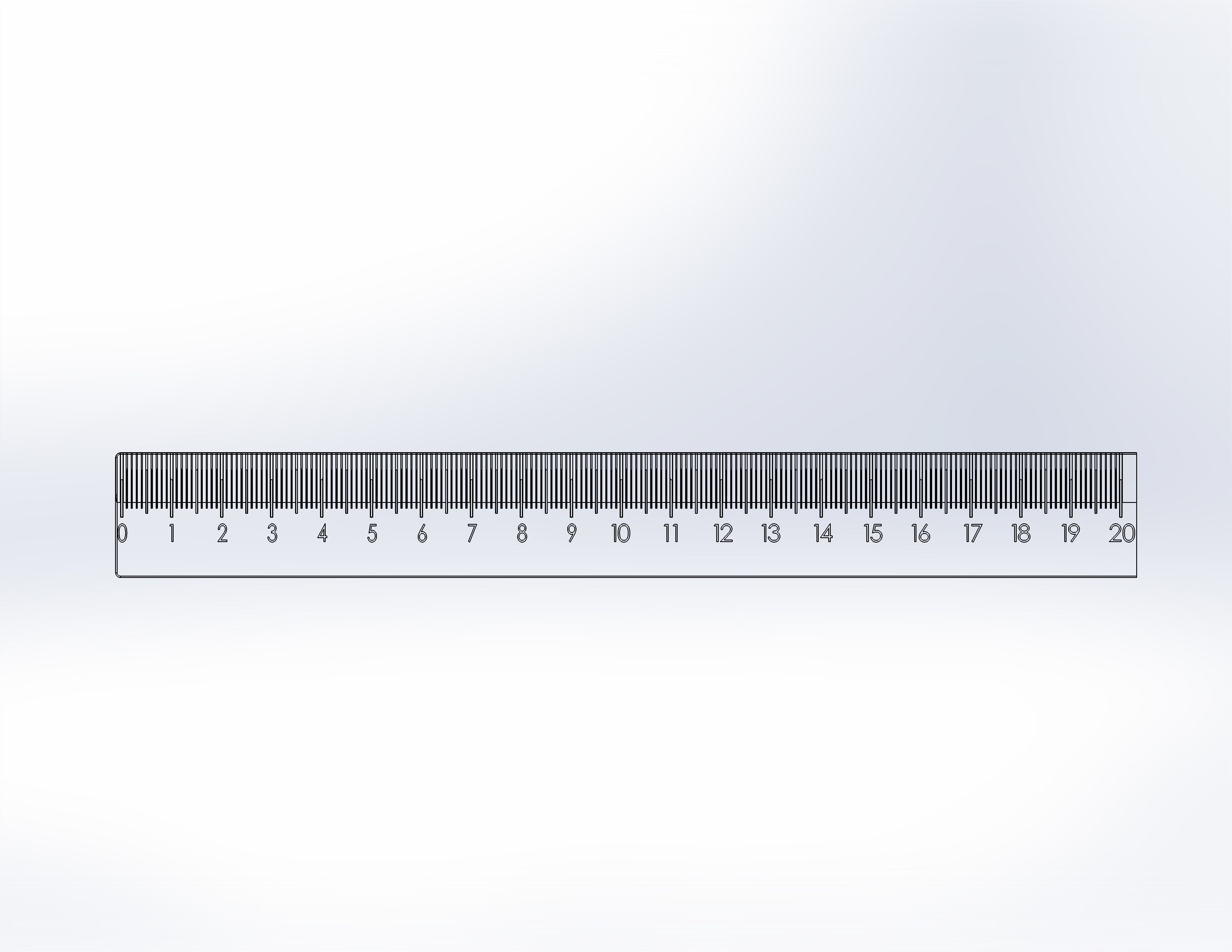 Ruler 20cm